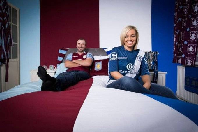 Cặp vợ chồng chia đôi nhà vì derby thành Birmingham Ảnh 2