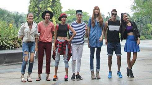 Bất ngờ với street style của top 7 Next Top Ảnh 2