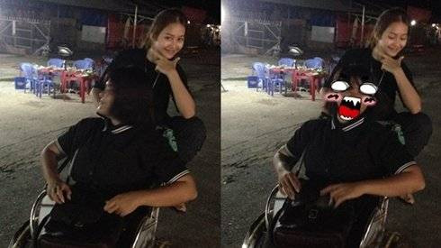 Độc quyền: Khả Ngân mặt mộc lang thang ở khu du lịch bình dân Ảnh 2