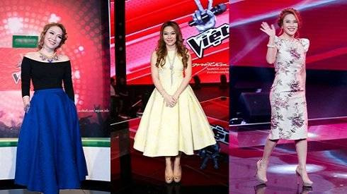 Mỹ Tâm và gu ăn mặc 'lột xác' tại Giọng hát Việt 2015 Ảnh 2