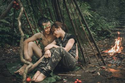 Bộ ảnh cưới 'người rừng' bá đạo của cặp đôi Hà Nội Ảnh 2