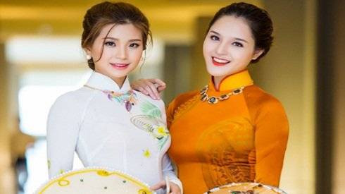 Hoàng Anh, Diễm Trang khoe dáng nuột cùng áo dài Ảnh 2