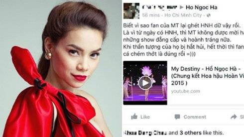 Hồ Ngọc Hà khéo léo nhắc nhở khi fan chê Mỹ Tâm hết thời Ảnh 2
