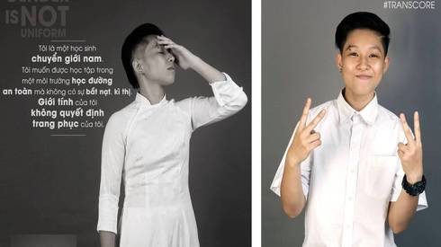 'Gender is not uniform' - Bộ ảnh phản ánh vấn nạn đồng phục học đường của LGBT Ảnh 2