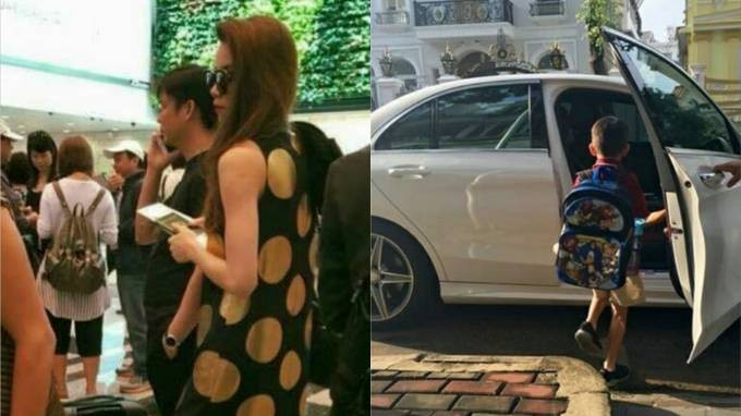 Hà Hồ được đại gia bế lên xe, Cường Đô-la một mình chăm con Ảnh 2
