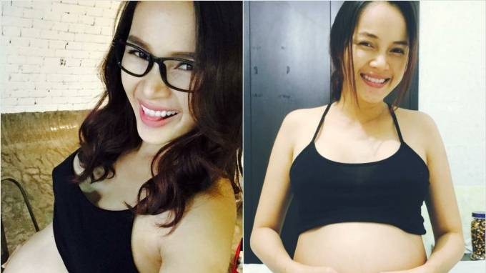 Diễm Châu bất ngờ lộ ảnh bụng bầu lớn sắp lâm bồn Ảnh 2