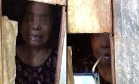 Xót xa clip cụ bà bị nhốt trong nhà, tố cáo bị con bỏ đói, bóp cổ Ảnh 2