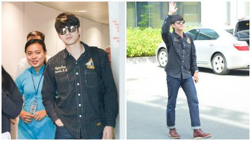 Bất ngờ với ngoại hình mũm mĩm của 'Hoàng tử lai' Mario tại sân bay Ảnh 2