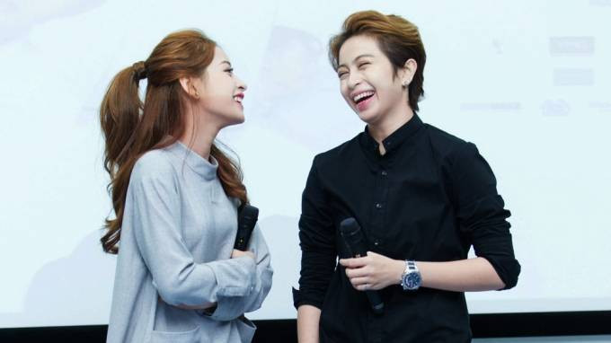 Gil Lê 'tố' Chi Pu ham ăn và hay mít ướt Ảnh 2