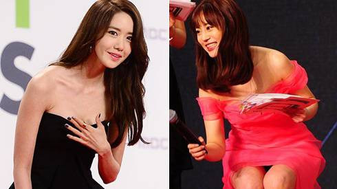 Yoona (SNSD) ngượng ngùng vì váy cúp ngực, thành viên KARA hớ hênh Ảnh 2