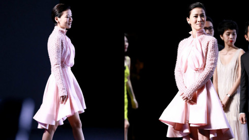 Xa Thi Mạn: Thần thái của siêu sao TVB trên thảm đỏ Việt Nam Ảnh 2