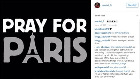 Thế giới bóng đá tưởng niệm những nạn nhân thảm họa Paris Ảnh 2