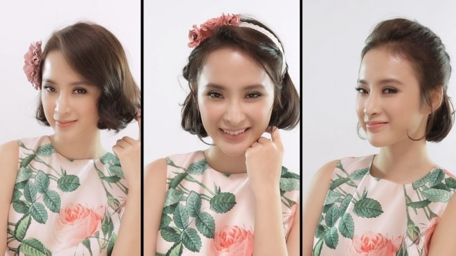 SaoStyle: Angela Phương Trinh cực đáng yêu khi biến hóa 3 kiểu tóc Ảnh 2