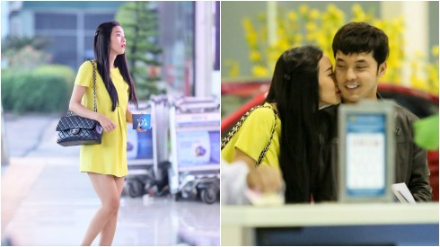 Kim Cương lộ bụng to bất thường khi đi chụp ảnh cưới cùng Ưng Hoàng Phúc Ảnh 2