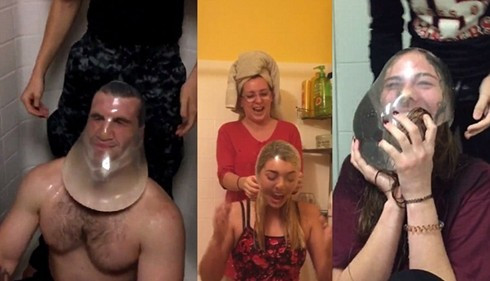 Giới trẻ thế giới mê mẩn với trò chơi kỳ dị 'Thử thách bao cao su' Ảnh 2