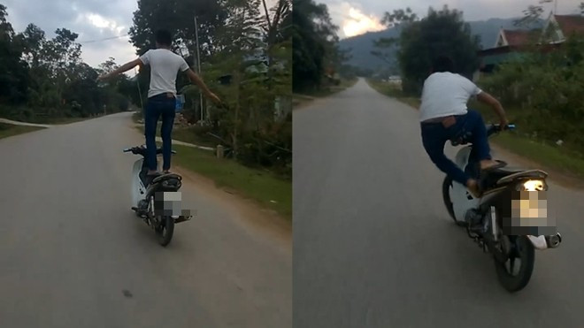 Nghệ An: 'trẻ trâu' tung clip đứng lái xe trên facebook đã bị tịch thu xe Ảnh 2