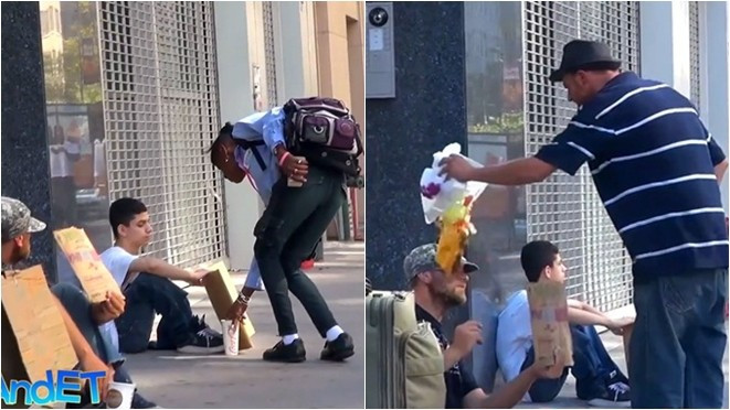 Bất ngờ cách hành xử của một người vô gia cư trước 'kẻ thù' Ảnh 2