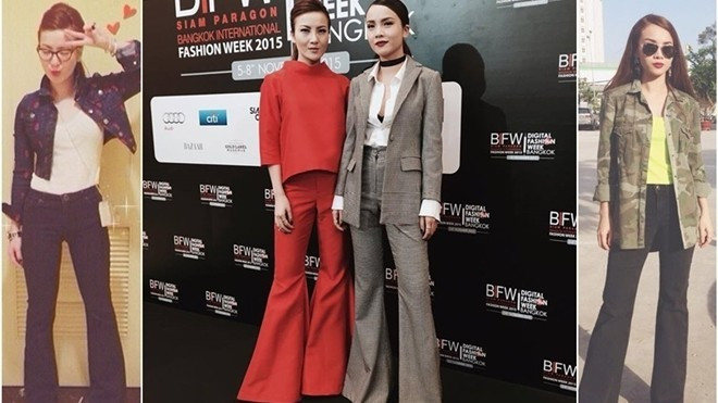 Song Yến dẫn đầu sao mặc đẹp với mốt quần ống loe Ảnh 2