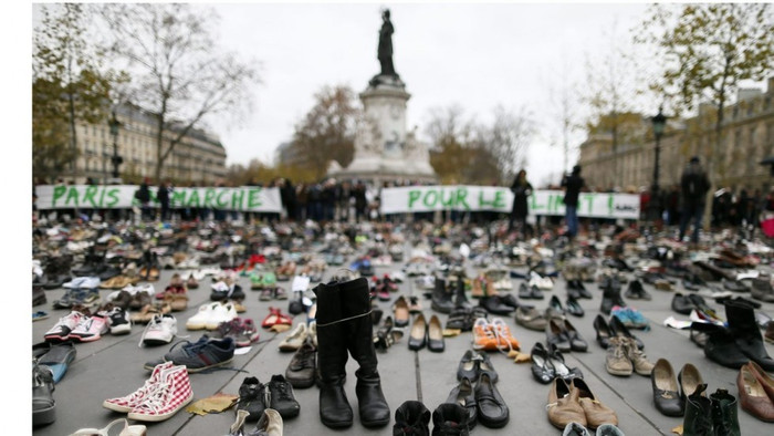 Hơn 10 nghìn đôi giày 'biểu tình' bảo vệ môi trường ở Paris Ảnh 2