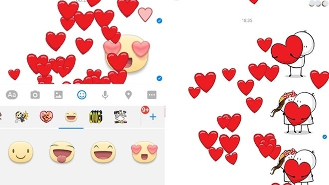 Bạn đã thử qua hiệu ứng 'tim tung tóe' trên Facebook chưa? Ảnh 2