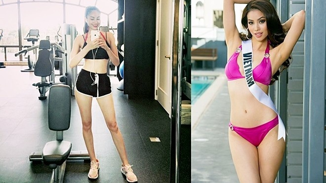 Chế độ ăn giúp Phạm Hương tự tin diện bikini Ảnh 2