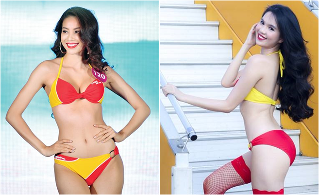 Hoa hậu Phạm Hương xuất hiện trên bộ lịch gây tranh cãi cùng Ngọc Trinh Ảnh 2