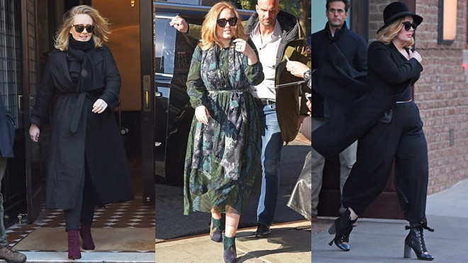 Bí quyết mặc đẹp, che nhược điểm béo tròn của Adele Ảnh 2