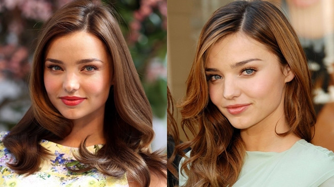 Chọn tóc uốn giấu khéo mặt tròn như Miranda Kerr Ảnh 2