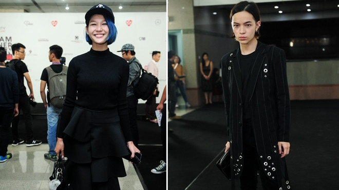 Dàn fashionista đua nhau mặc tông đen, đổ bộ thảm đỏ thời trang Ảnh 2