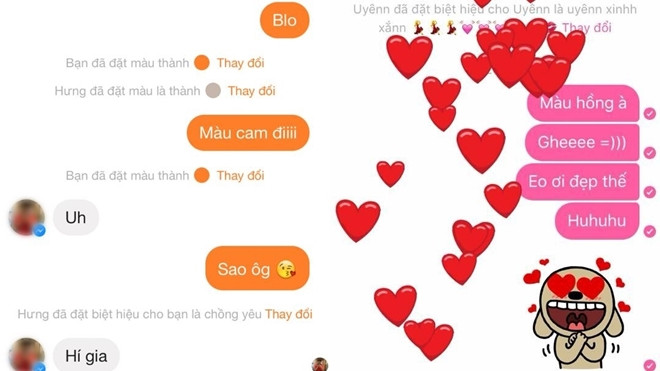 Teen Việt thích thú với trò đổi màu khung chat, đặt nickname tùy thích của Facebook Ảnh 2