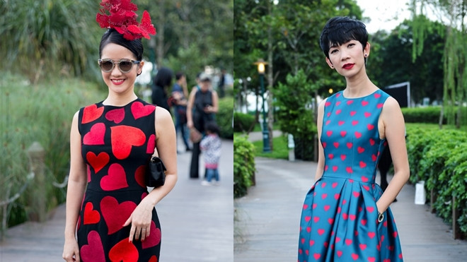 Diva Hồng Nhung chơi trội với 'nón hoa' trên thảm đỏ thời trang Ảnh 2