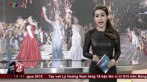 'Chuyển động 24h' cũng 'bắt chước' nhầm lẫn khi đưa tin về Miss Universe Ảnh 2