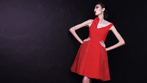 Cao Ngân Next Top làm nàng thơ của NTK Hà Hồng Lam Ảnh 2