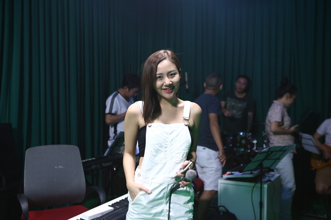 Văn Mai Hương rạng rỡ tập duyệt 'Bài hát Việt' Ảnh 2