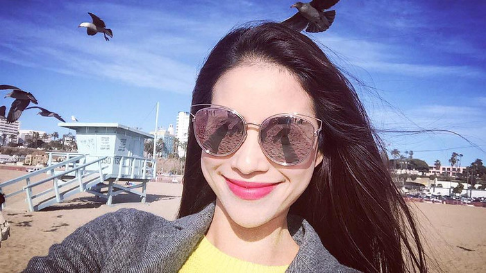 Phạm Hương bình yên đón Giáng sinh tại Mỹ Ảnh 2