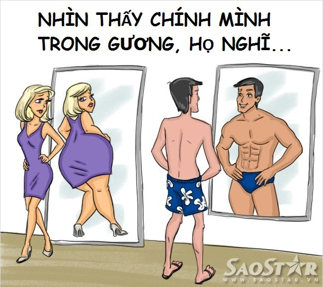 Cười té ghế với bộ ảnh 'Đàn ông sao Hỏa, đàn bà sao Kim' Ảnh 2