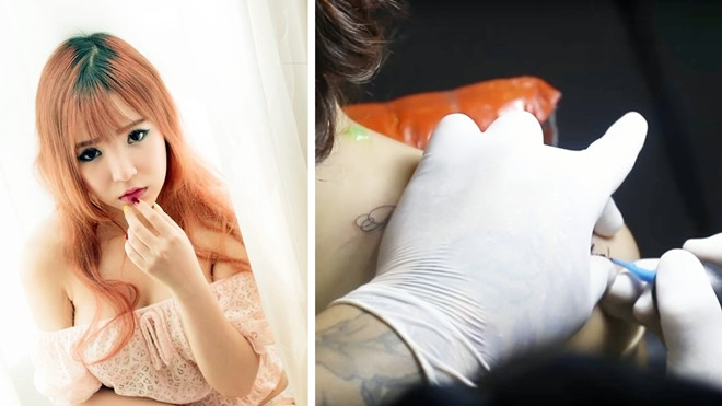 Xăm hình cực chất như cô nàng hot girl Ali Baby Ảnh 2