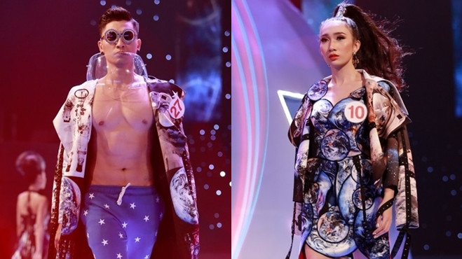 Đón đầu xu hướng Futuristic trên sàn diễn 'Siêu mẫu Việt Nam 2015' Ảnh 2
