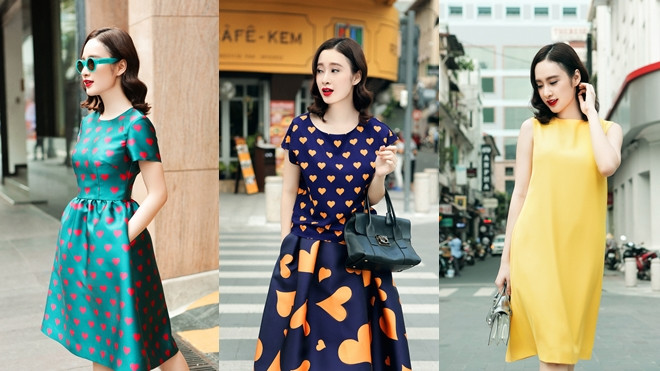Angela Phương Trinh đẹp mê hoặc với những mẫu váy họa tiết trái tim Ảnh 2