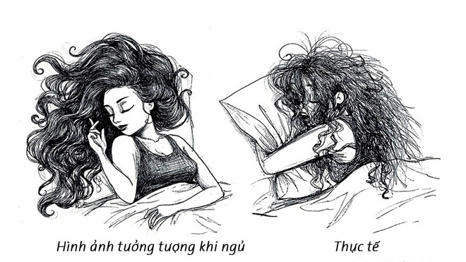 Tất tần tật về nỗi vất vả của con gái trong bộ ảnh 'Đời không như là mơ' Ảnh 2