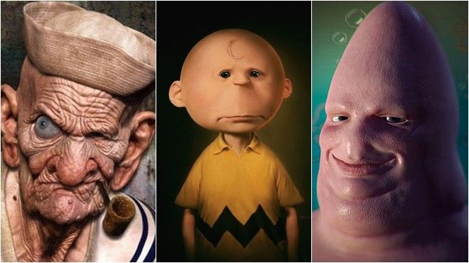 Loạt ảnh kinh dị khi nhân vật hoạt hình hóa… người thật Ảnh 2