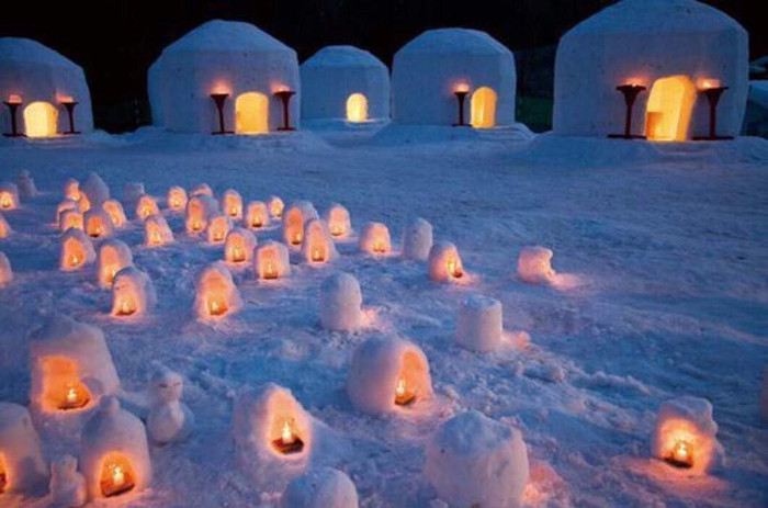Độc đáo lễ hội nhà tuyết ở Nhật Bản Ảnh 2