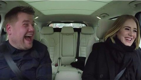 Clip: Adele vui vẻ hát cùng 'kẻ thù' cũ James Corden Ảnh 2
