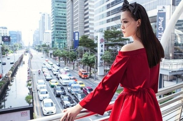 Thuỳ Dung khoe vẻ cá tính ở Bangkok Ảnh 2