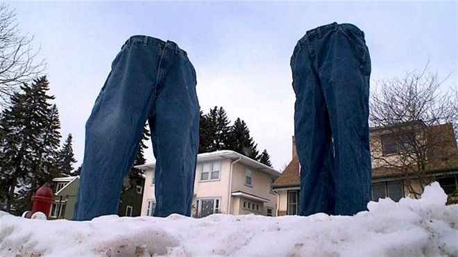 Những chiếc 'quần đông đá' khiến người ta bật cười ấm áp giữa trời đông Ảnh 2