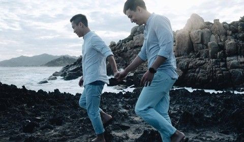 NTK Anh Tuấn và Sơn Đoàn kỷ niệm một năm ngày cưới tại resort 100 triệu/đêm Ảnh 2