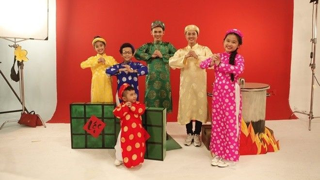 Thanh Duy, Đại Nhân tiết lộ hậu trường MV Tết vui nhộn cùng Ku Tin Ảnh 2
