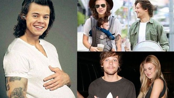 Siêu hài: Fan chế ảnh Harry Styles và Louis Tomlinson có con chung Ảnh 2
