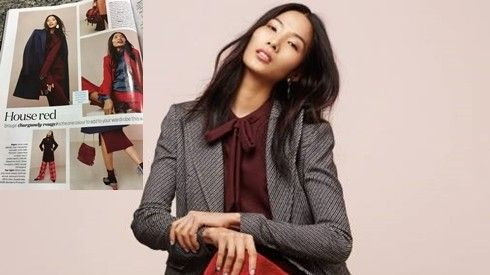 Hoàng Thùy là mẫu Việt đầu tiên xuất hiện trên Elle UK Ảnh 2