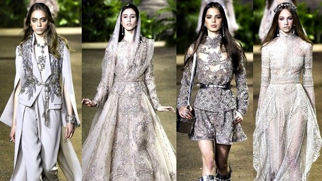 Cảm hứng Ấn Độ tràn ngập trong BST đẹp như mơ của Elie Saab Ảnh 2